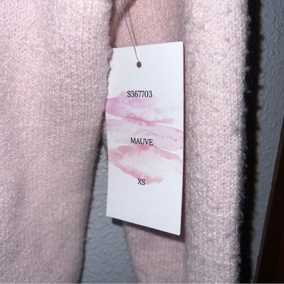 Pink Long Sleeve Hooded Sweatshirt Relaxed Fit - Picture 4 of 4